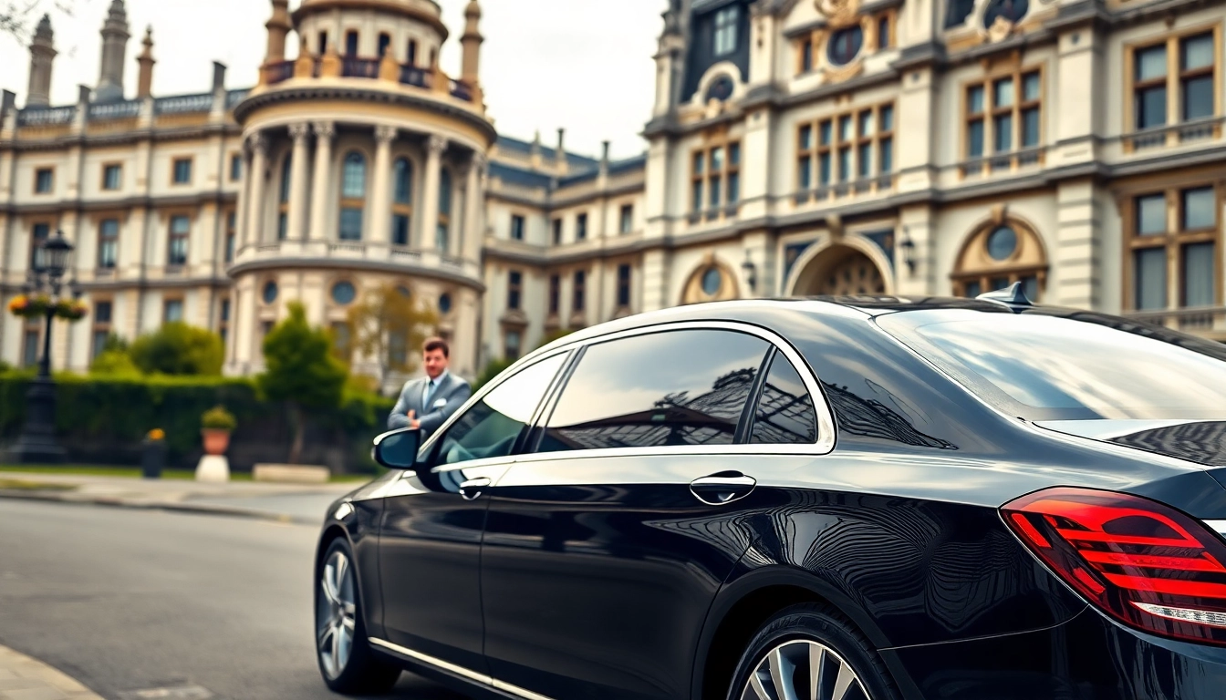 Experience luxury and sophistication with our chauffeur service london at a prestigious location.